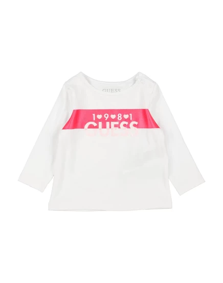Женская футболка Guess BABY с длинными рукавами, белая