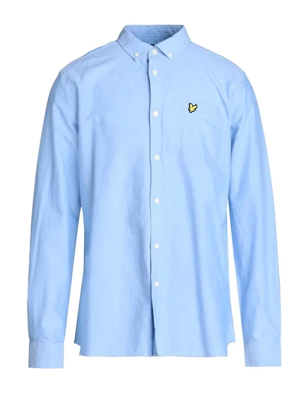 Мужская рубашка Lyle & Scott Papermag, голубая