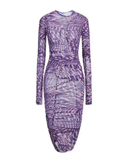 MUGLER Длинное платье фиолетовый