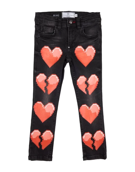 Женские джинсы Philipp Plein promotion_kid, чёрные