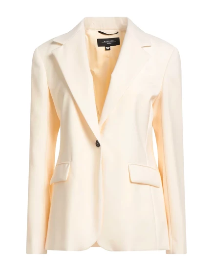 Женский пиджак Weekend Max Mara Lorenz_SP шерстяной, светло-кремовый