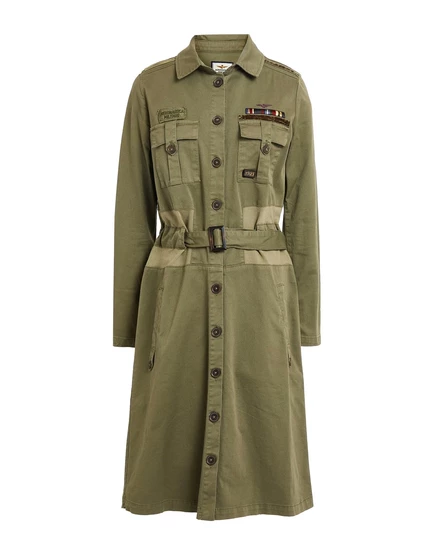 AERONAUTICA MILITARE Midi dresses зелёный милитари