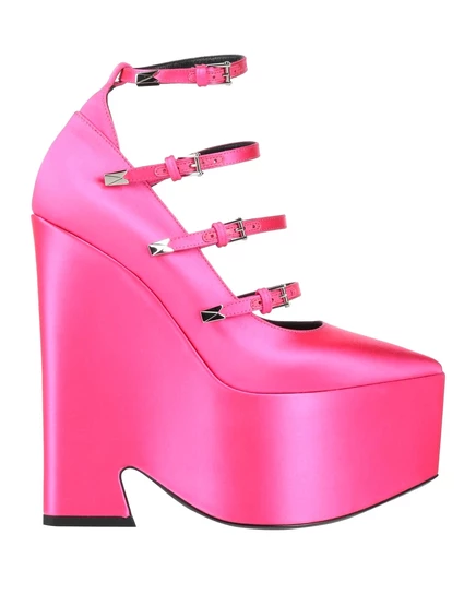 Женские туфли Versace Мэри Джейн, фуксия