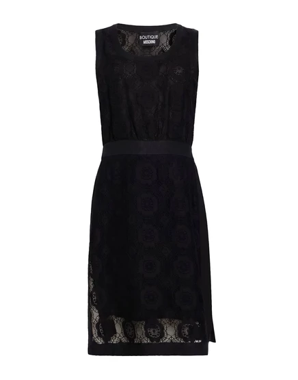 Женское миди-платье Boutique Moschino Wonderwoman, черное