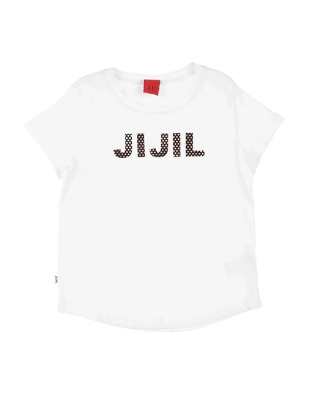 Женская футболка JIJIL JOLIE хлопковая, белая