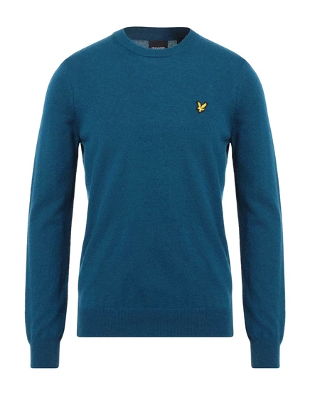 Мужской свитер Lyle & Scott, темно-бирюзовый