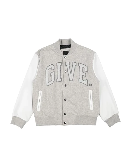 Мужская куртка Givenchy promotion_kid джерси, светло-серый