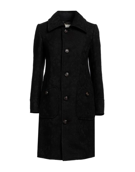 Женское пальто DSquared2 AGATA жаккардовое, черное