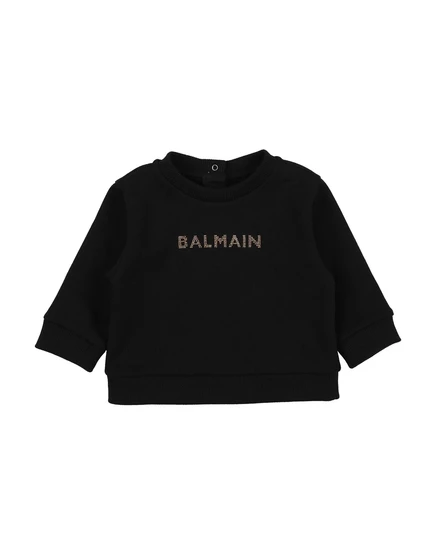Унисекс толстовка Balmain BABY, черная