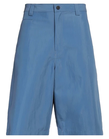Мужские бермуды Maison Kitsuné, серо-синие