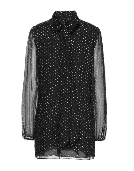 SAINT LAURENT Короткое платье чёрный