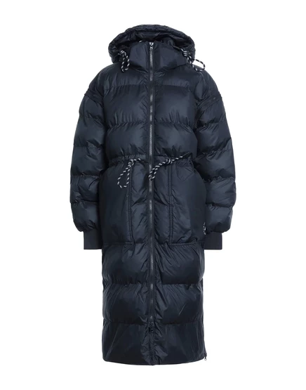 Женский длинный пуховик Adidas by Stella McCartney, чёрный