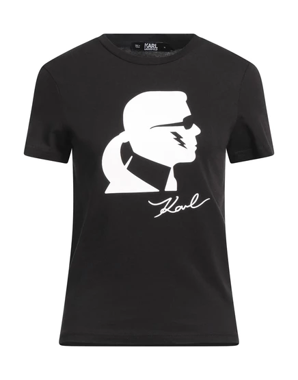 Женская футболка Karl Lagerfeld Wonderwoman, черная