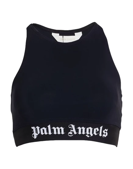 Женский укороченный топ Palm Angels, черный