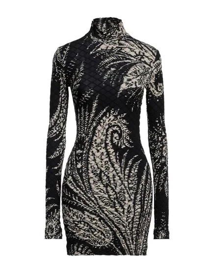 ETRO Короткое платье чёрный