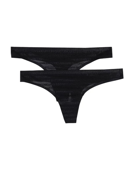 Женские стринги Emporio Armani Papermag, черные