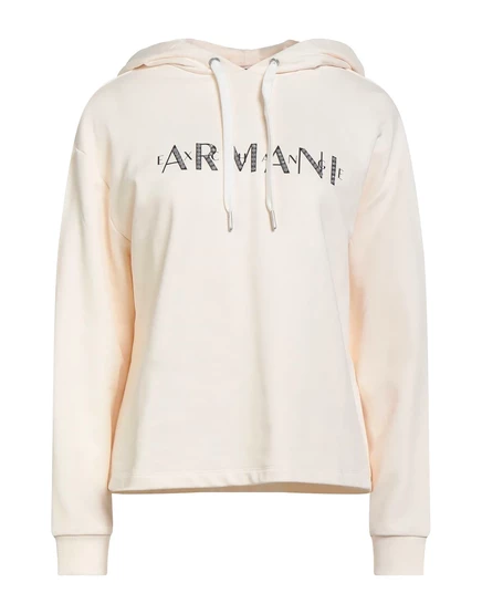 Женское худи Armani Exchange PAPERMAG, кремовое