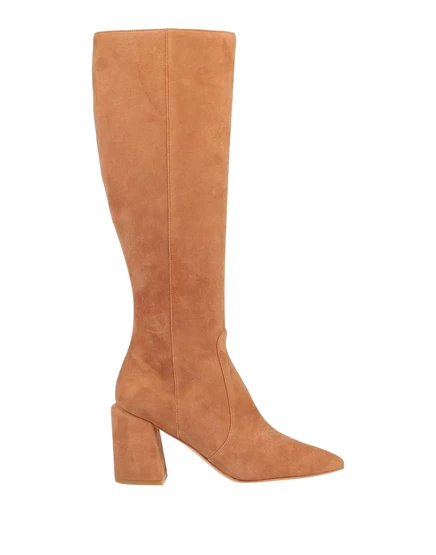 Женские замшевые сапоги Stuart Weitzman PAPERMAG, бежевые