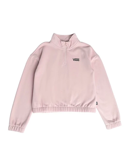 Женский свитшот Vans JUNIOR флисовый, пудровый