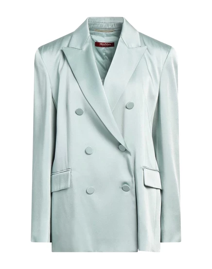 Женский пиджак Max Mara Studio Papermag, шалфейно-зелёный