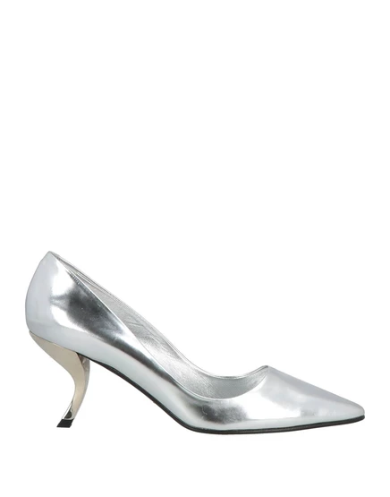 Женские туфли Roger Vivier Papermag, серебристые