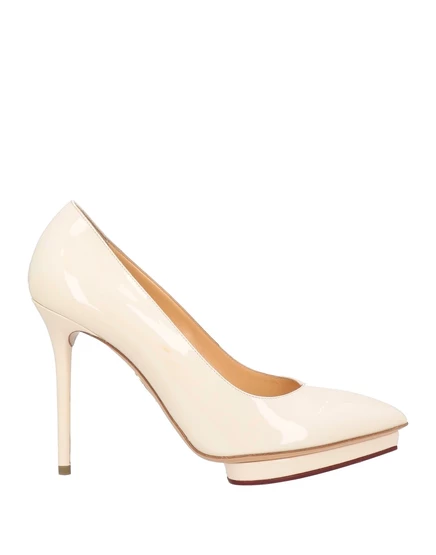 Женские туфли Charlotte Olympia PAPERMAG на шпильке, бежевые