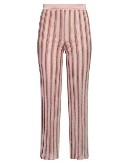 Женские брюки Missoni Papermag, трикотажные, пудровые
