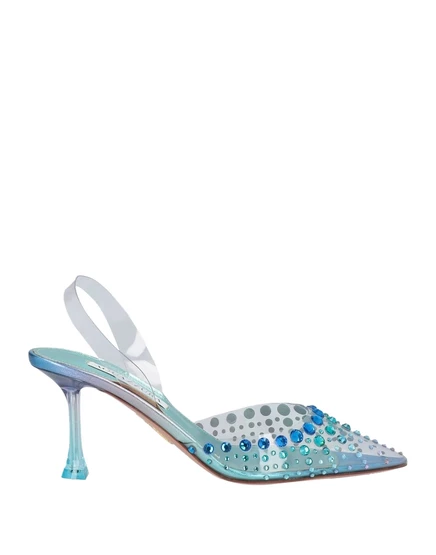 Женские туфли-лодочки Aquazzura с кристаллами, прозрачные