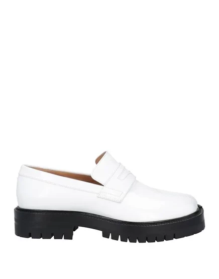 Женские мокасины Maison Margiela кожаные, белые