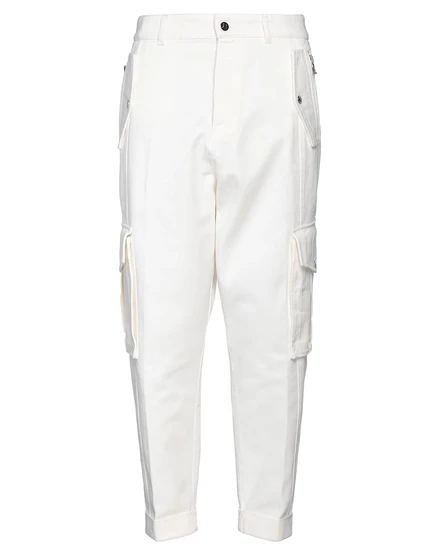 Мужские джинсы Balmain Papermag, белые
