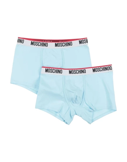 Боксеры Moschino, комплект 2 шт., небесно-голубые