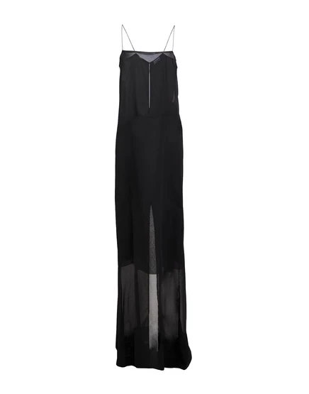 Женское платье макси Jacquemus PAPERMAG, чёрное