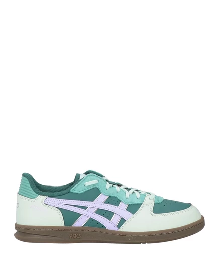 Мужские кеды Asics кожа и текстиль, зеленые