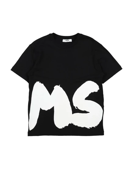 Унисекс футболка MSGM promotion_kid, чёрная