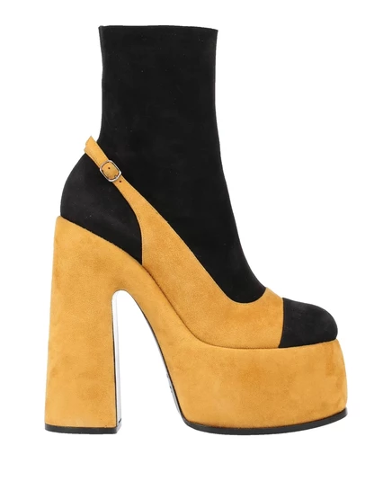 Женские ботильоны Casadei JADR, горчичные
