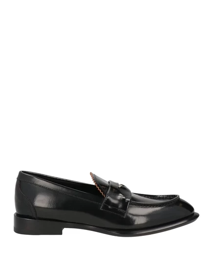 Мужские лоферы McQueen AGATA, кожаные, черные