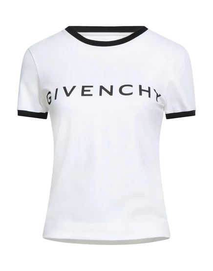 Женская футболка Givenchy Lorenz_SP из джерси, белая