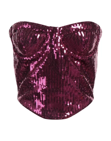 Женский корсет New Arrivals с пайетками, фуксия
