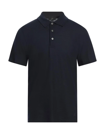 DUNHILL Polo shirts иссиня-чёрный