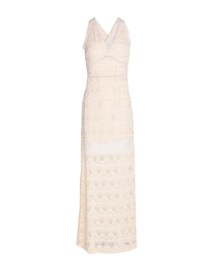 Женское платье Guess, макси, облегающее, бежевое