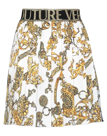 Женская мини-юбка Versace Jeans Couture WONDERWOMAN белая
