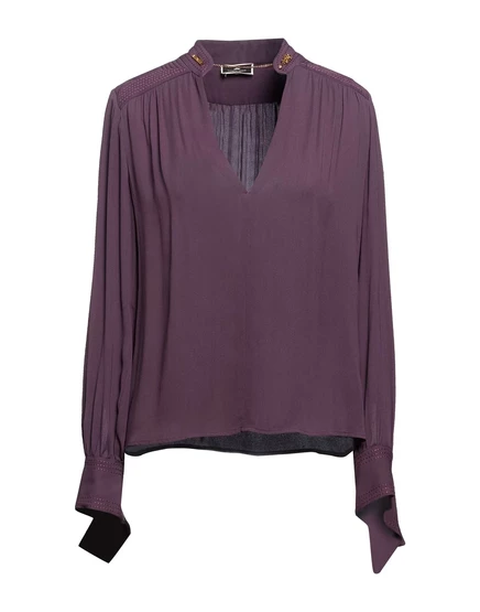 Женский топ Elisabetta Franchi, темно-фиолетовый