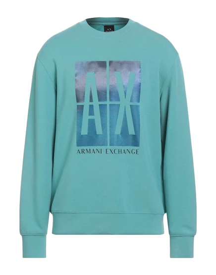 Мужской свитшот Armani Exchange Lorenz_SP, бирюзовый
