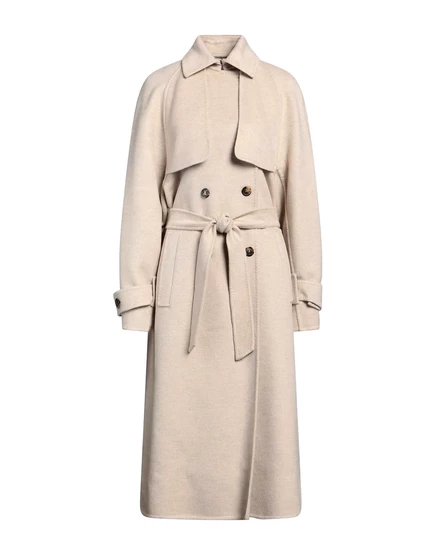 Женское пальто Max Mara PAPERMAG кашемировое, бежевое