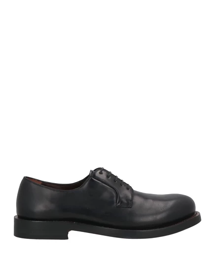 Мужские дерби Ferragamo кожаные, черные