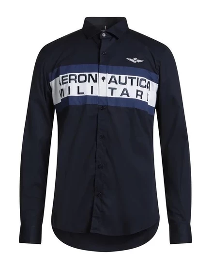 AERONAUTICA MILITARE Pубашка тёмно-синий