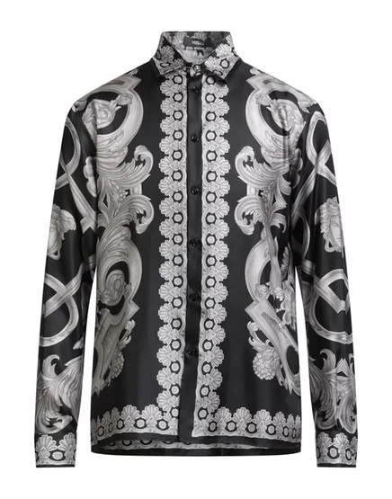 VERSACE Pубашка чёрный