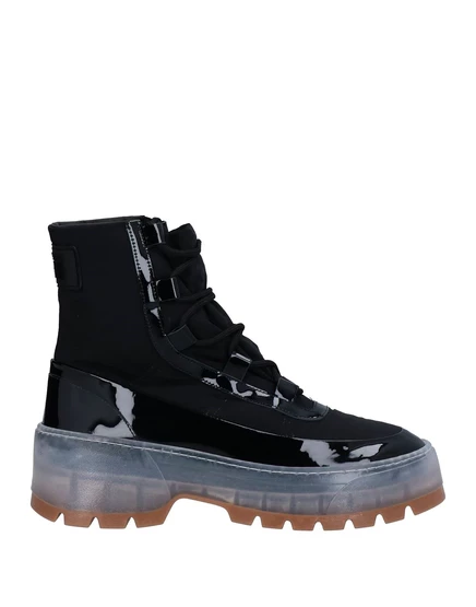 Женские ботильоны MSGM IBIZEN, кожаные, черные