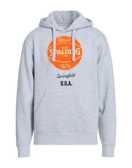 Мужское худи Spalding Papermag, серое
