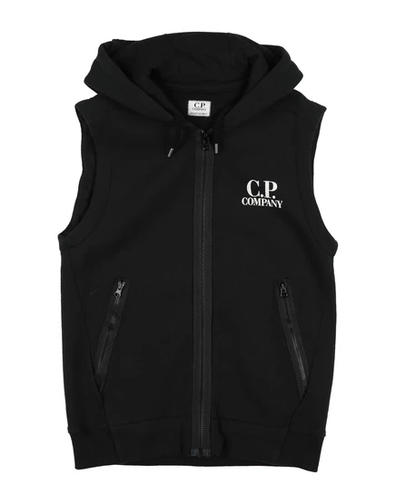 Детская толстовка C.P. Company, черная